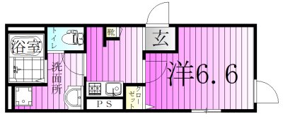 イクシオ六月 間取り図