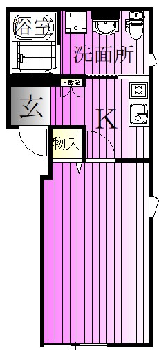 GLICION竹ノ塚 間取り図