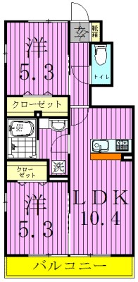 ピア　サフィール  間取り図