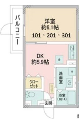 クロレ南流山Ⅵ 間取り