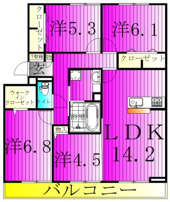 リリー　アネラ 間取り