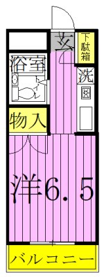 アークトップ西新井 間取り図