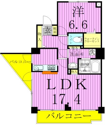 アコール北千住 間取り図