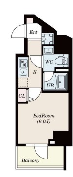S-RESIDENCE松戸Cosmea 304号室 間取り