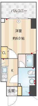 S-RESIDENCE松戸Cosmea 間取り