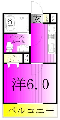 ルナモンド柏の葉 205号室 間取り