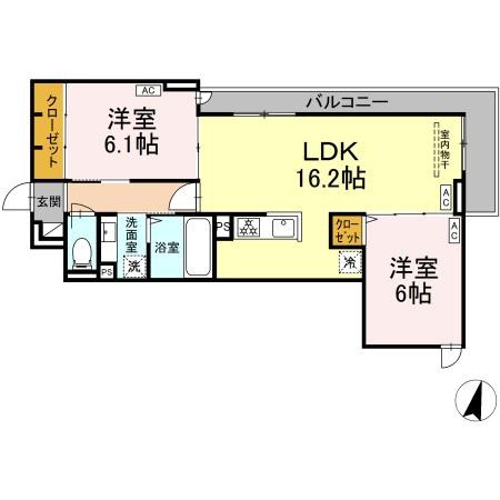 オードリーコート 間取り図