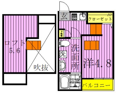 Oaks　～オークス～ 間取り