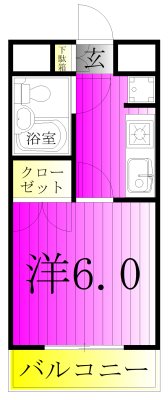 T's garden南柏　～ティーズガーデン～ 610号室 間取り