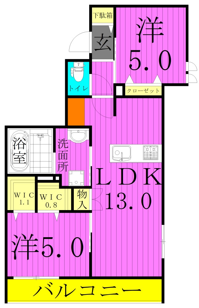 I&amp;rsquo;ami de Lion 間取り図