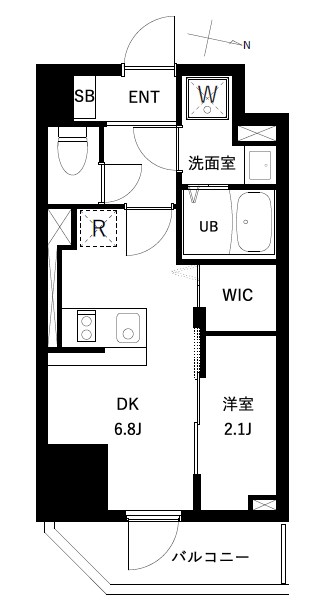 アーバンパーク扇大橋 間取り図