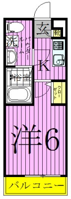 ＣＲＥＶＩＳＴＡ北千住 間取り図