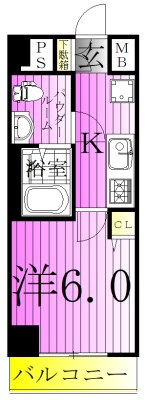 ジェノヴィアお花茶屋Ⅱスカイガーデン 間取り図