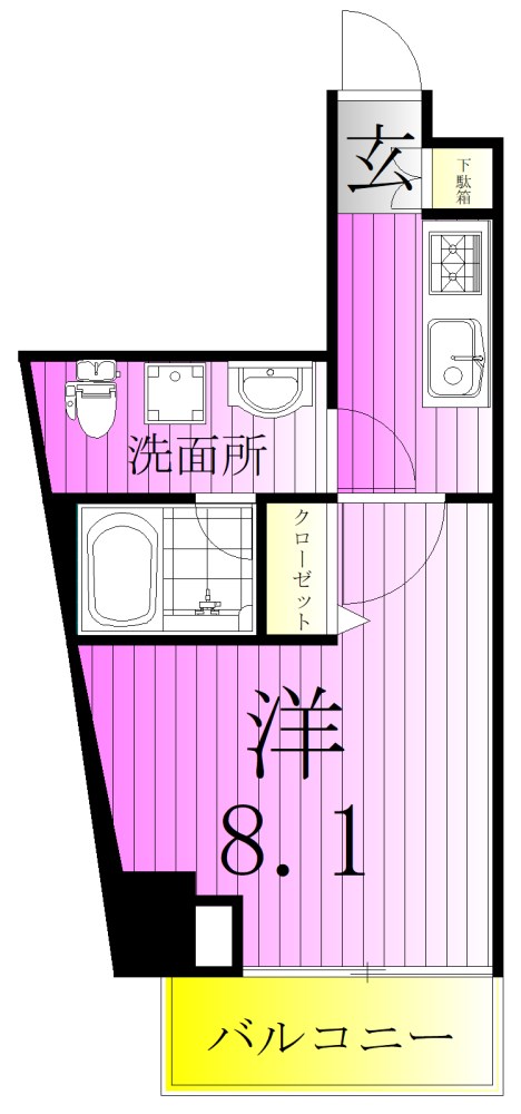 MAXIV北千住DUE 間取り図