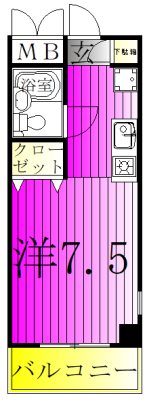 メールオフィスＳＫビル 301号室 間取り