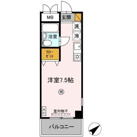 メールオフィスＳＫビル 301号室 間取り