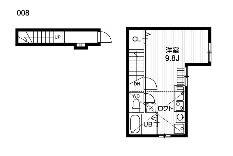 リオネス北千住 間取り図