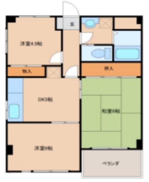 アンソレイエ松戸 間取り