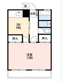 セントラルハイツ 201号室 間取り