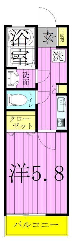 アーバングレース参番館 間取り図
