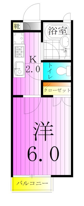 ベルエイト北綾瀬Ⅱ 間取り図