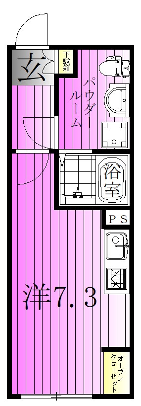 オークノワール綾瀬 間取り図