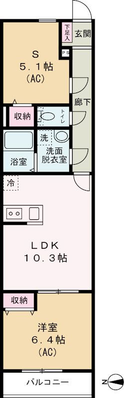 エクセラン舎人Ⅱ 間取り図