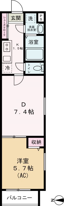 エクセラン舎人Ⅱ 間取り図