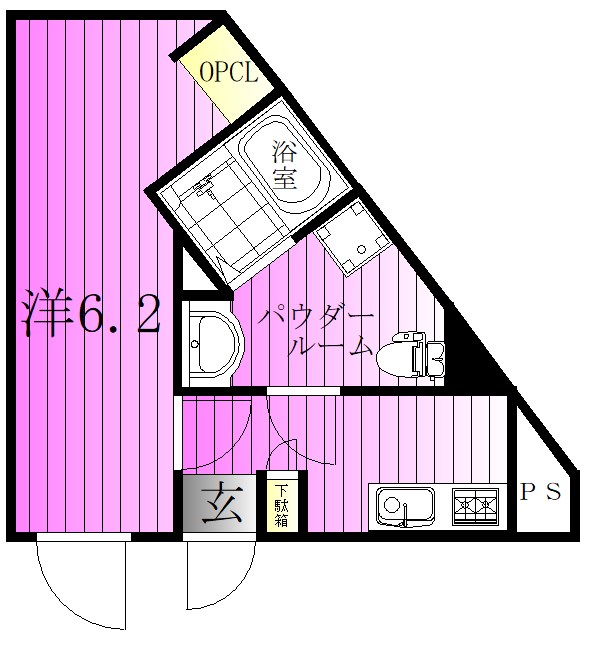 オークノワール綾瀬 間取り図