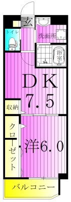 スカイラグーナ 間取り図