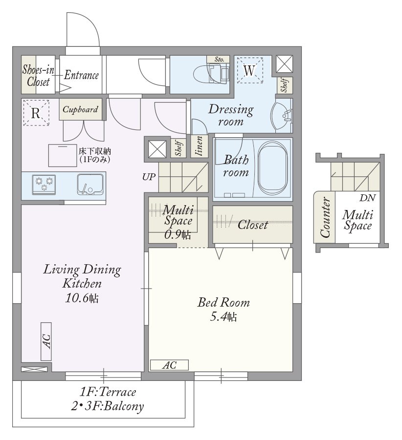 My Syle Vintage　柏あけぼの 間取り