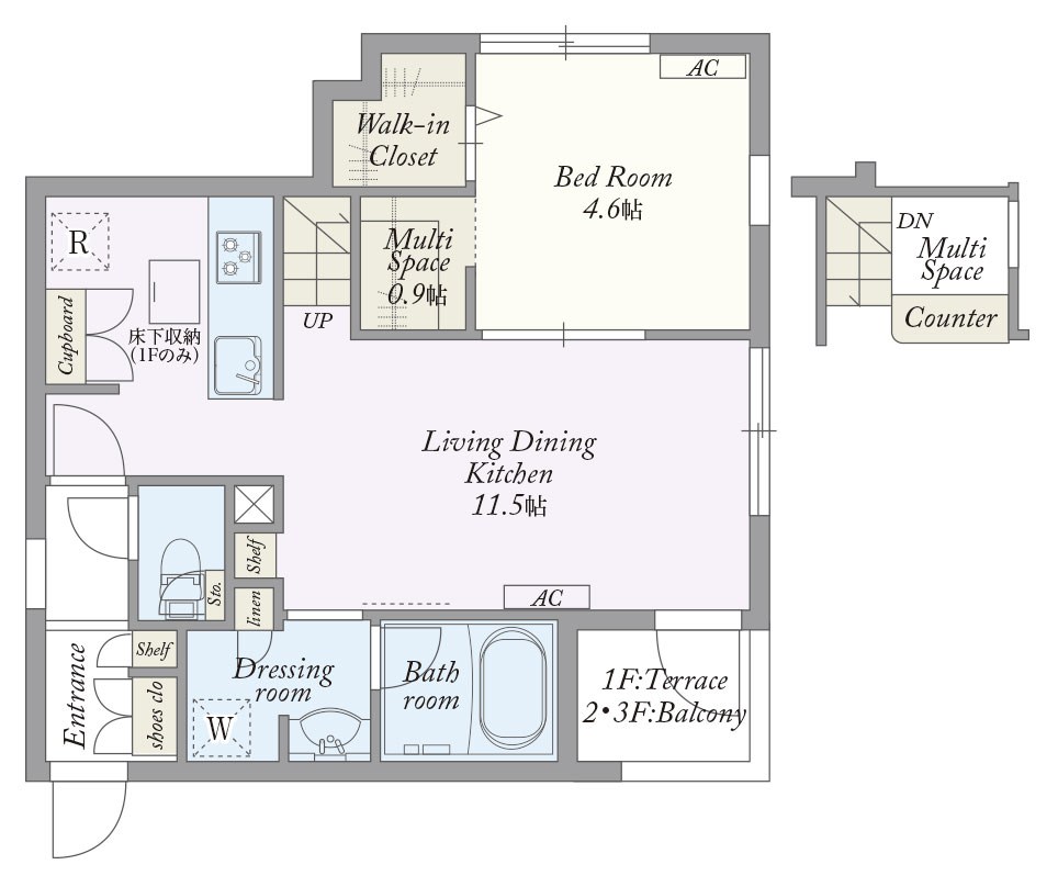 My Syle Vintage　柏あけぼの 間取り