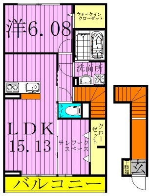 ラ・フルール 間取り図