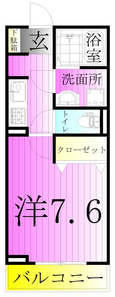 システィコート 間取り図