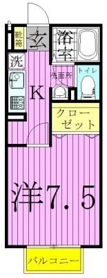 グレイスコート 間取り図