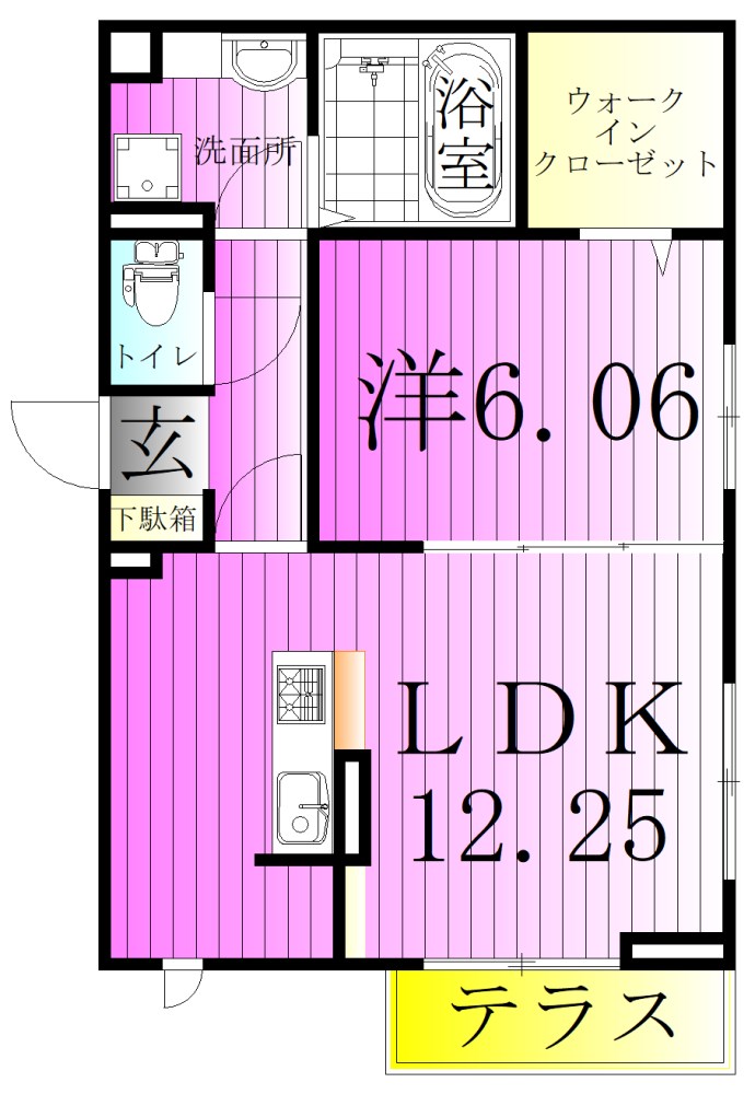 ＧＯＬＤＥＮ　ＲＩＮＧＳ　12 間取り図