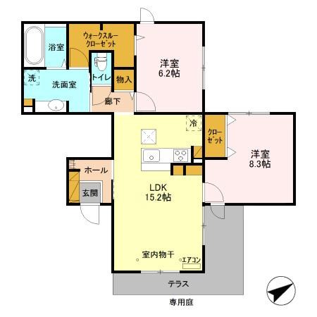 キューブ・ロシェ 間取り