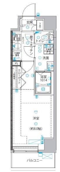 ユリカロゼ五反野Ⅲ 間取り図