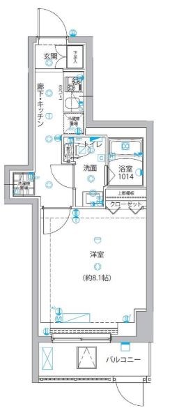 ユリカロゼ五反野Ⅲ 間取り図