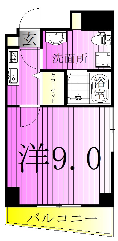 グランフォースお花茶屋 間取り図