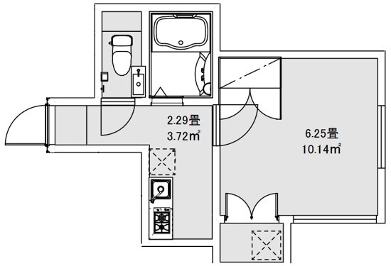 FAIR町屋2 間取り図