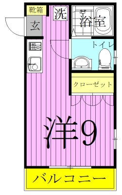 いなほハイツ 間取り図