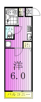 ＳＥＭＩＦＵＳＡ 間取り図