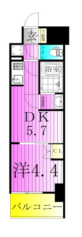 Alivis五反野 間取り図