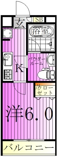 ＡＺＥＳＴお花茶屋Ⅳ 間取り図