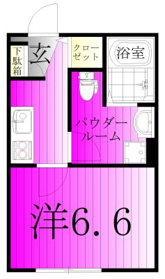 エテルノヴァローレ柏 203号室 間取り