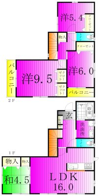 Ｓｕｍａｉ－ｔｏ我孫子市布佐酉町02 間取り