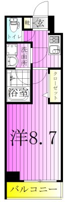アルコバレーノお花茶屋 間取り図