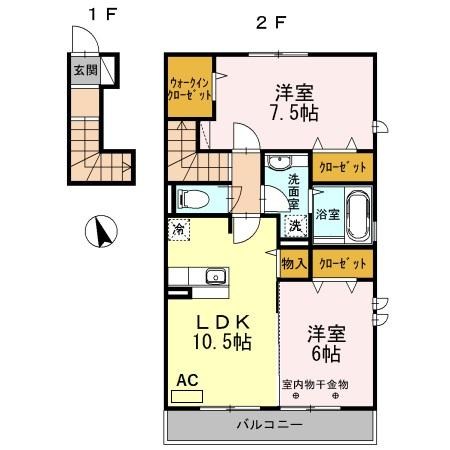 リンデンハイツ　Ⅱ 間取り図