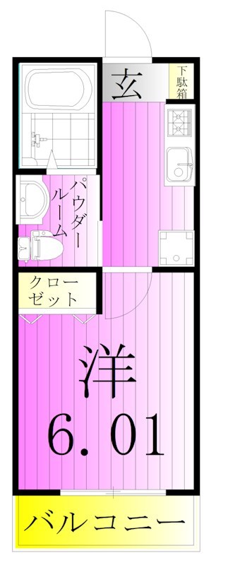 NSGATE五反野two 間取り図
